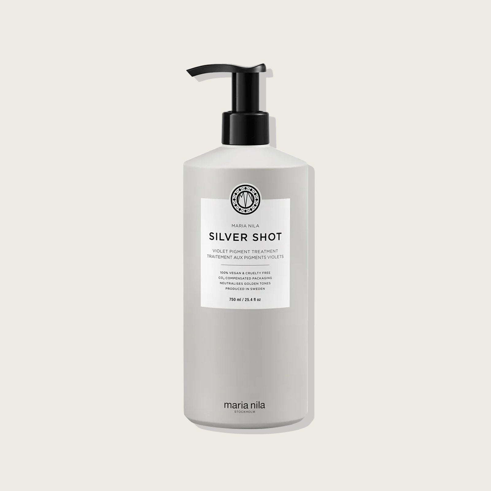 Maria Nila Silver Shot — 750ml bottle, front label, plain background