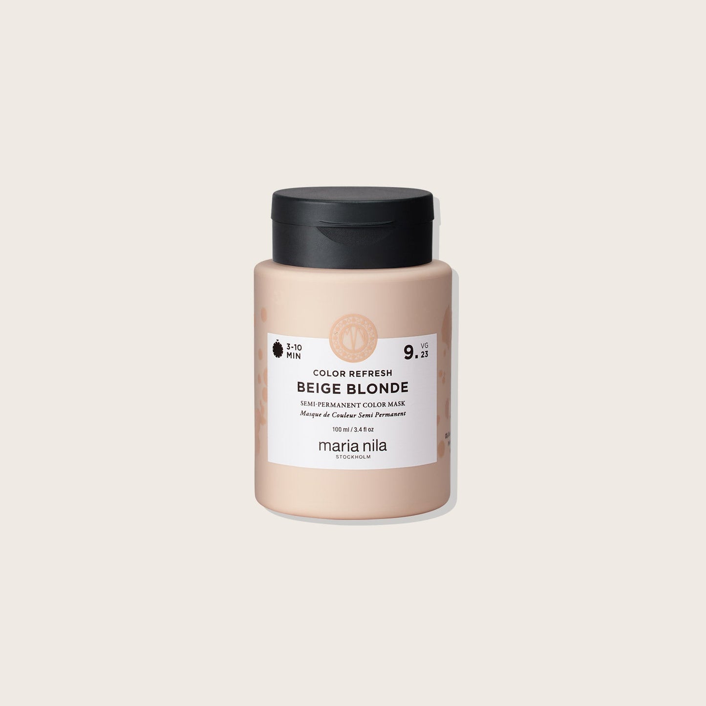 Maria Nila Colour Refresh — Beige Blonde 9.23, 100 ml bottle, front label