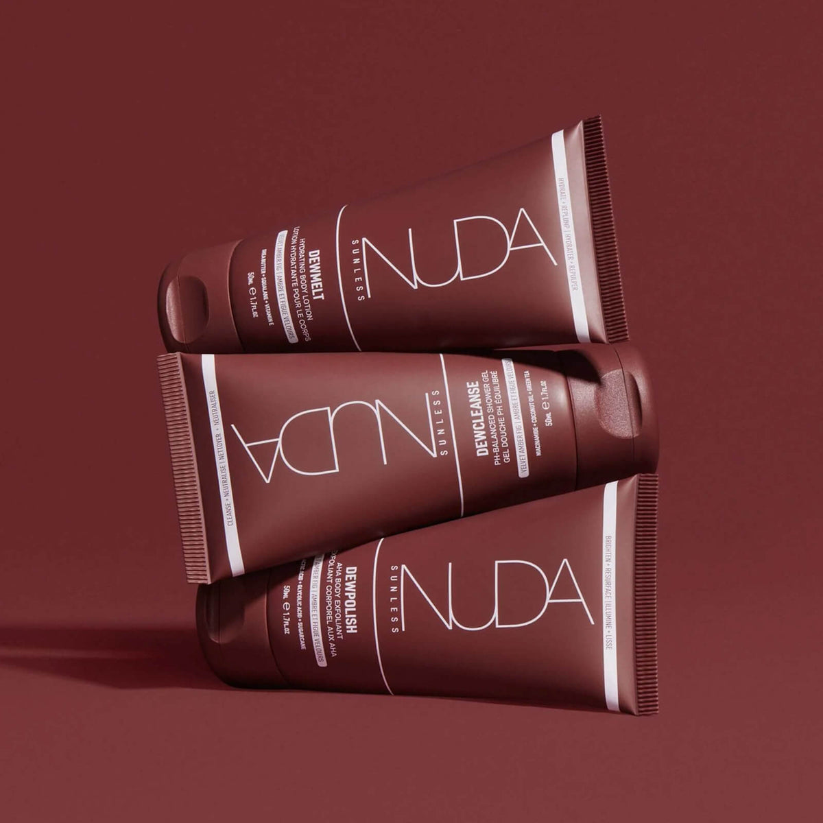 Nuda – Dew Collection Body Care Travel Set 3 × 50 ml
