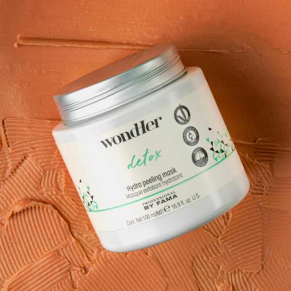 Professional By Fama Wondher Detox Hydra Peeling Mask – Exfoliating Scalp and Hair Mask 500 ml