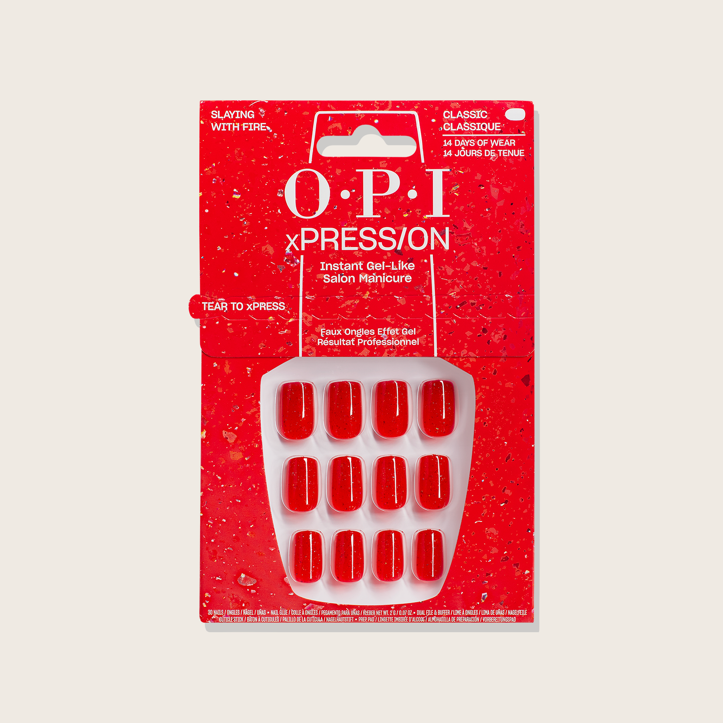 OPI - xPRESS/ON Slaying with Fire AN059S