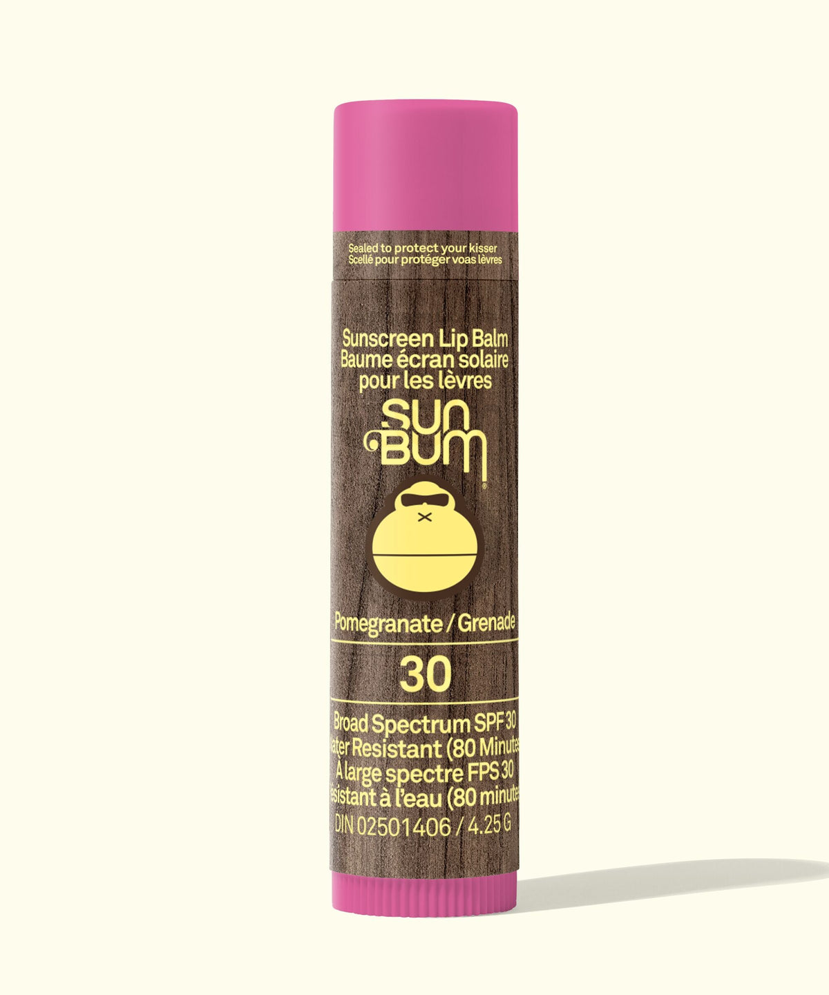 Sun Bum Original SPF 30 Sunscreen Lip Balm – Pomegranate 4.25g — Canadian manufacturer 1