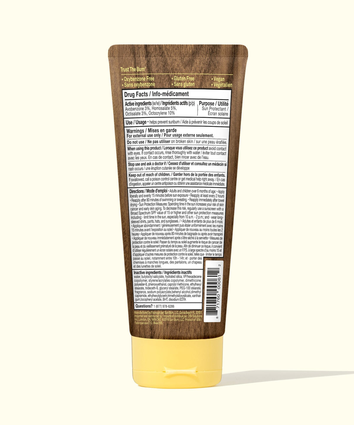 Sun Bum Original Sunscreen Lotion SPF 30 – 177ml — Manufacturer 6