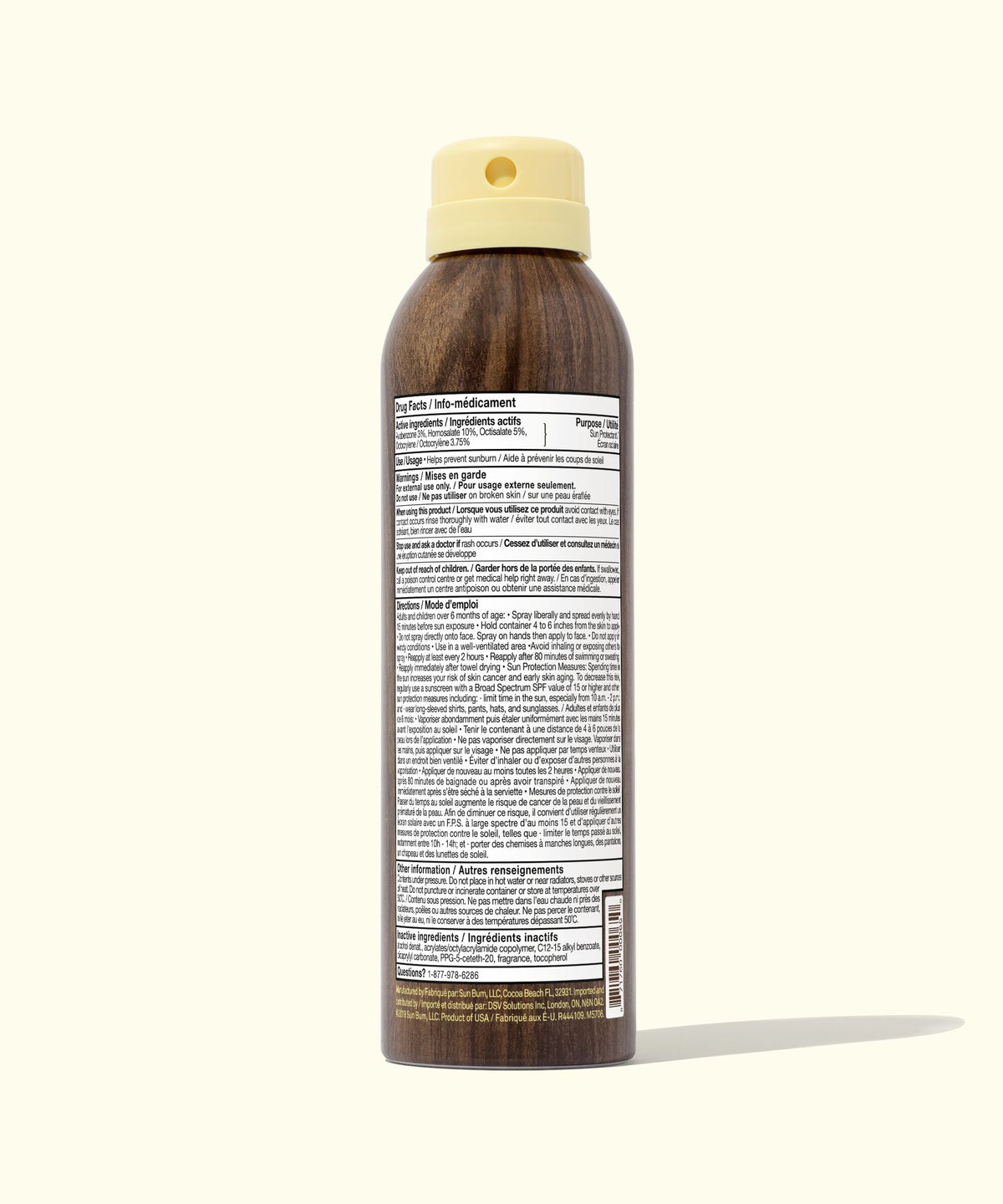 Sun Bum Original Sunscreen Spray SPF 30 – 177ml — Manufacturer 5