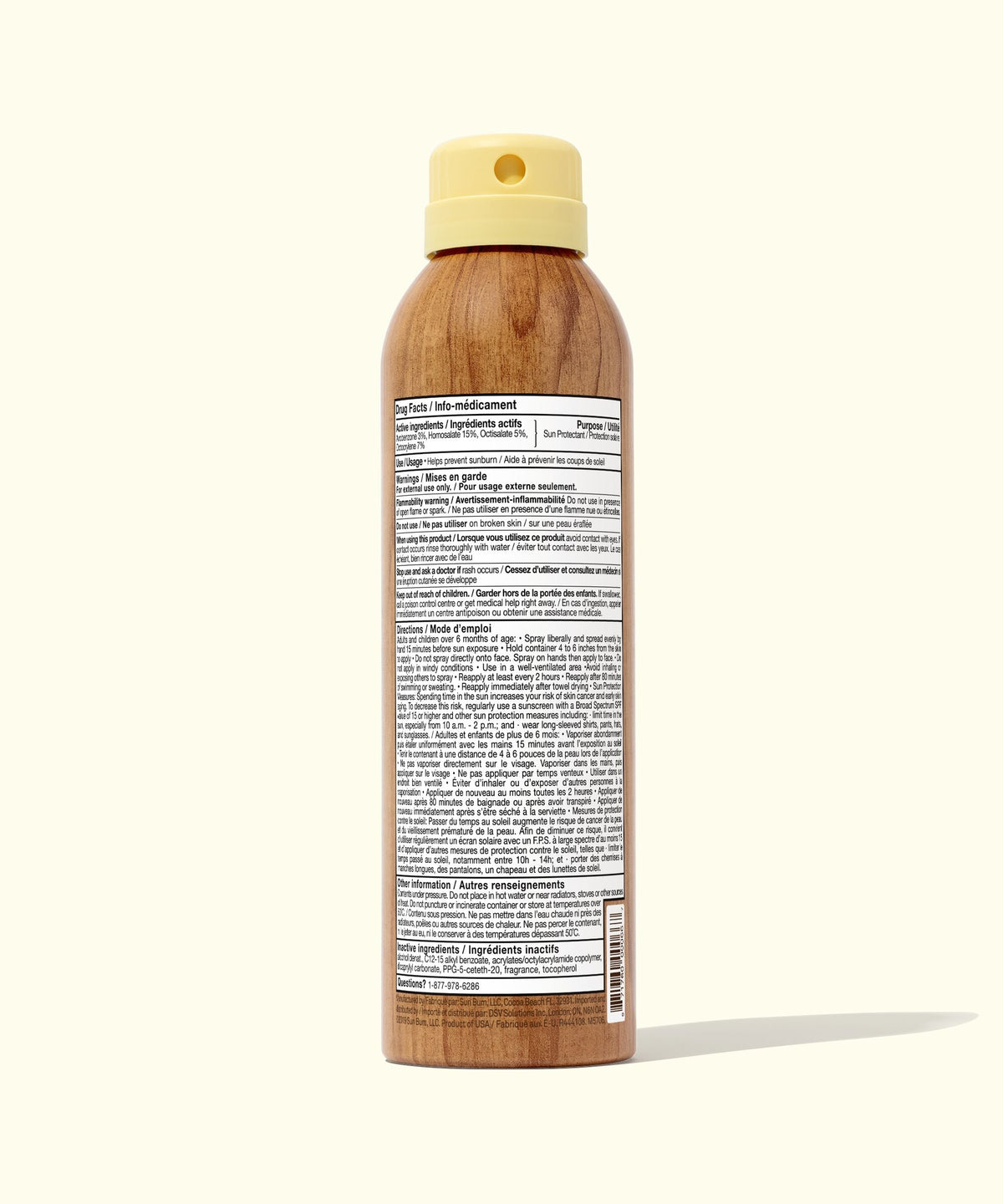 Sun Bum Original Sunscreen Spray SPF 50 – 177ml — Manufacturer 6