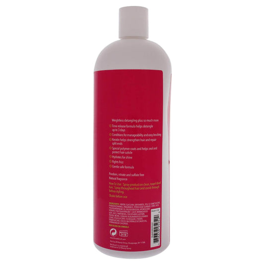 Wetbrush Time Release Detangler for Kids — 1 L bottle, back label with ingredients and directions
