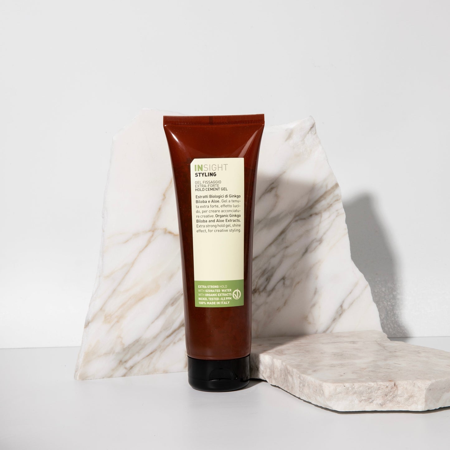 Insight Styling Hold Cement Gel 250 ml — terracotta 250 ml tube with cream front label, official brand packshot