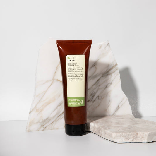 Insight Styling Hold Cement Gel 250 ml — terracotta 250 ml tube with cream front label, official brand packshot