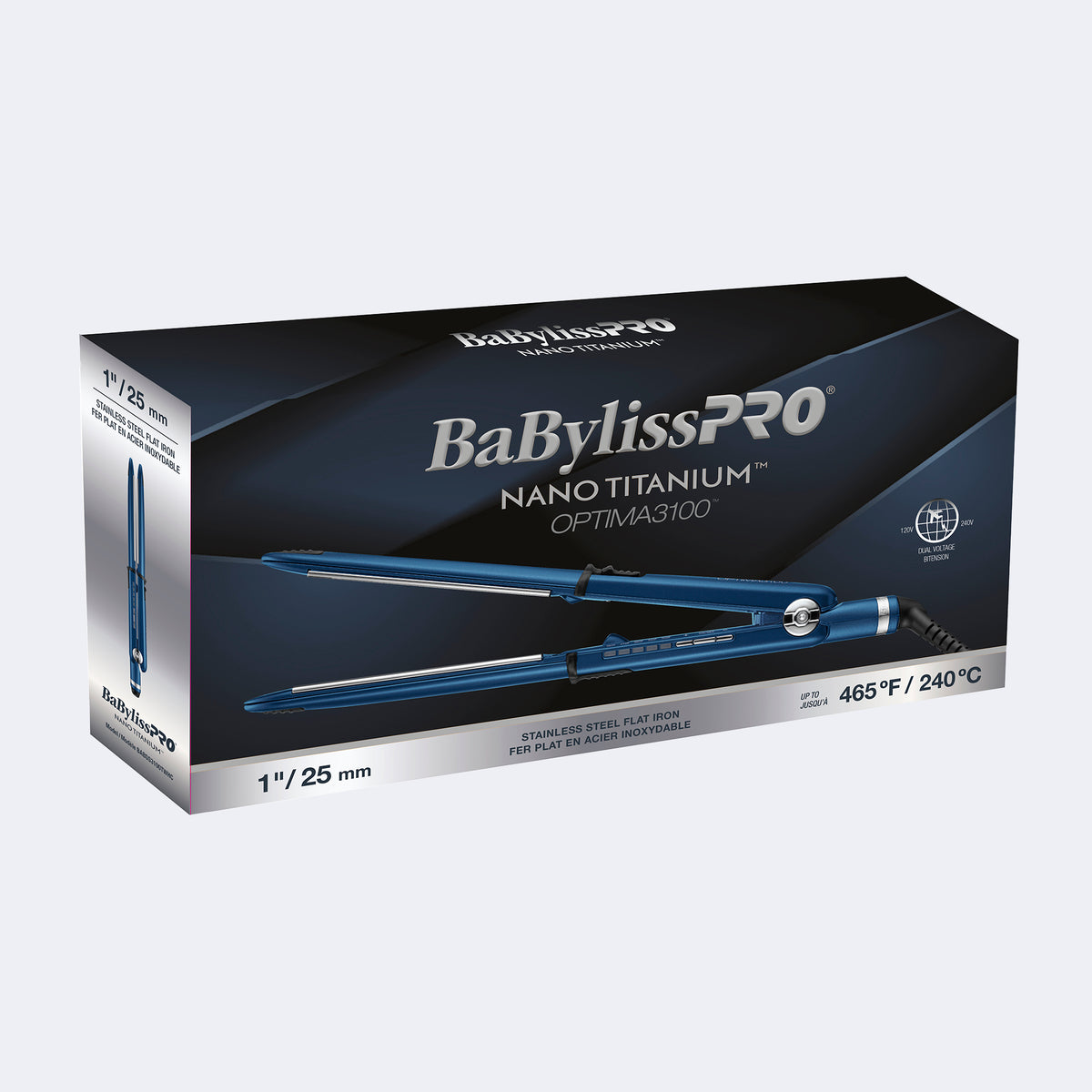 BaBylissPRO Nano Titanium Optima Ionic Flat Iron – The Flagship Family