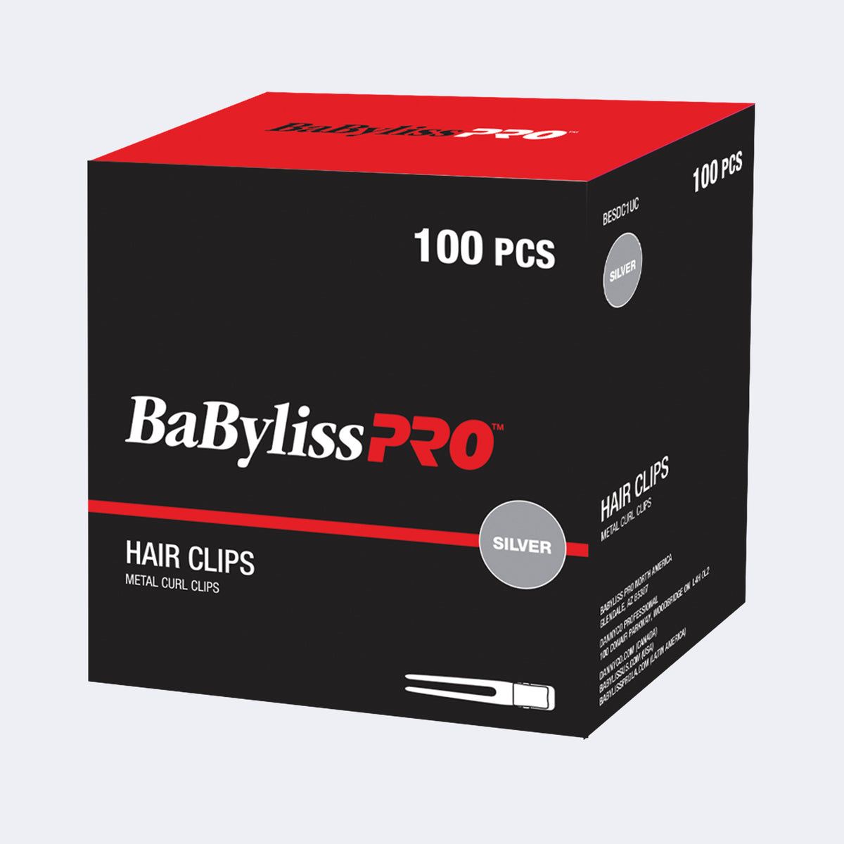 BaBylissPRO Metal Curl Clips – Pin Curls, Finger Waves and Set Work