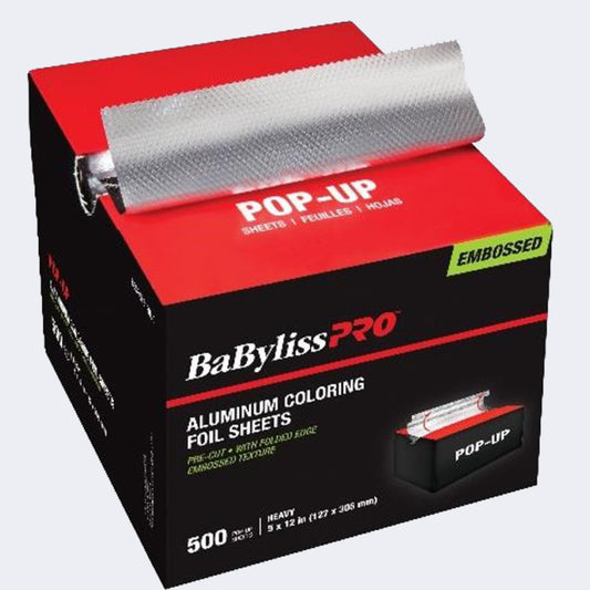 BaBylissPRO Pop-Up Aluminum Colouring Foil – 500 Sheets