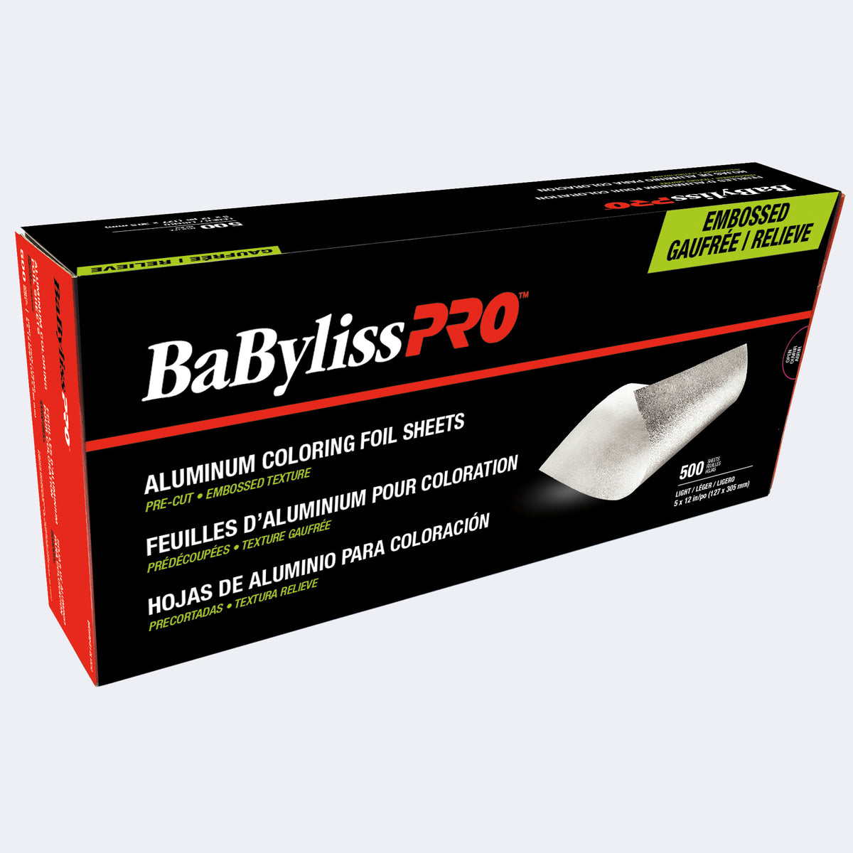 BaBylissPRO Aluminum Colouring Foil – 500 Sheets