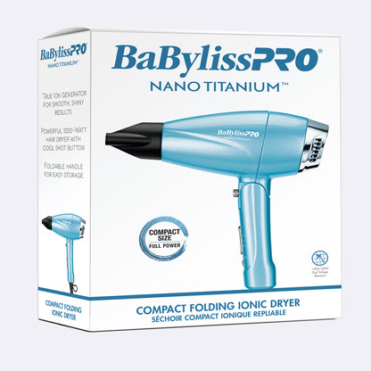 BaBylissPRO – Nano Titanium Ionic Compact Hairdryer