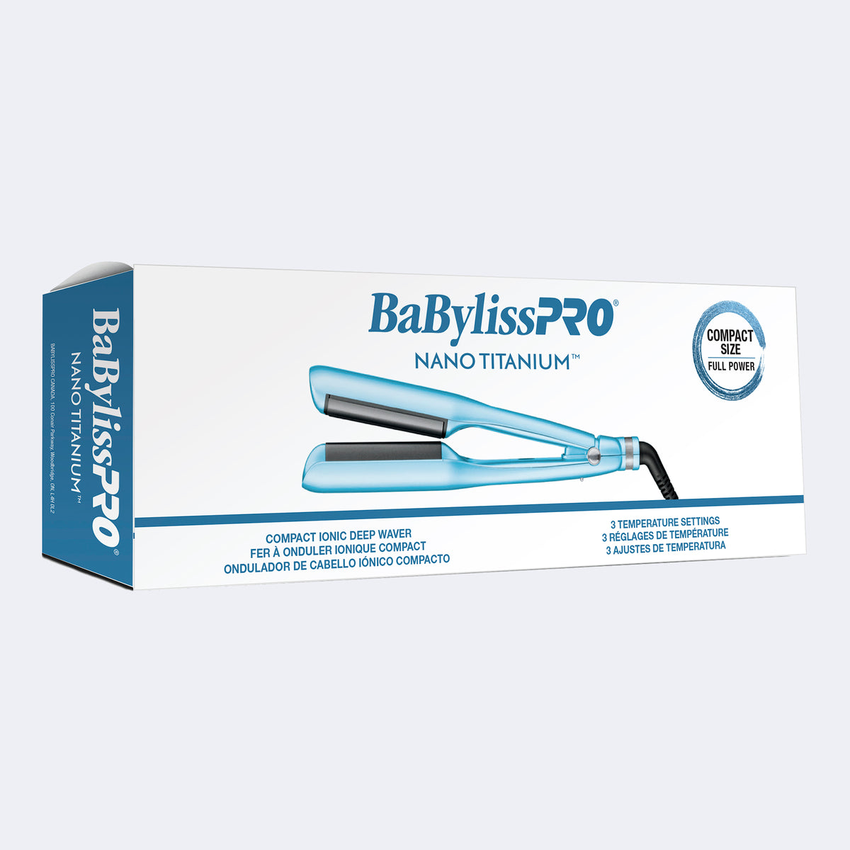 BaBylissPRO – Nano Titanium Compact Ionic Deep Waver