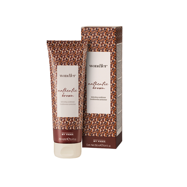 Professional By Fama - Wondher - Acondicionador de defensa marrón auténtico |8.4 oz|
