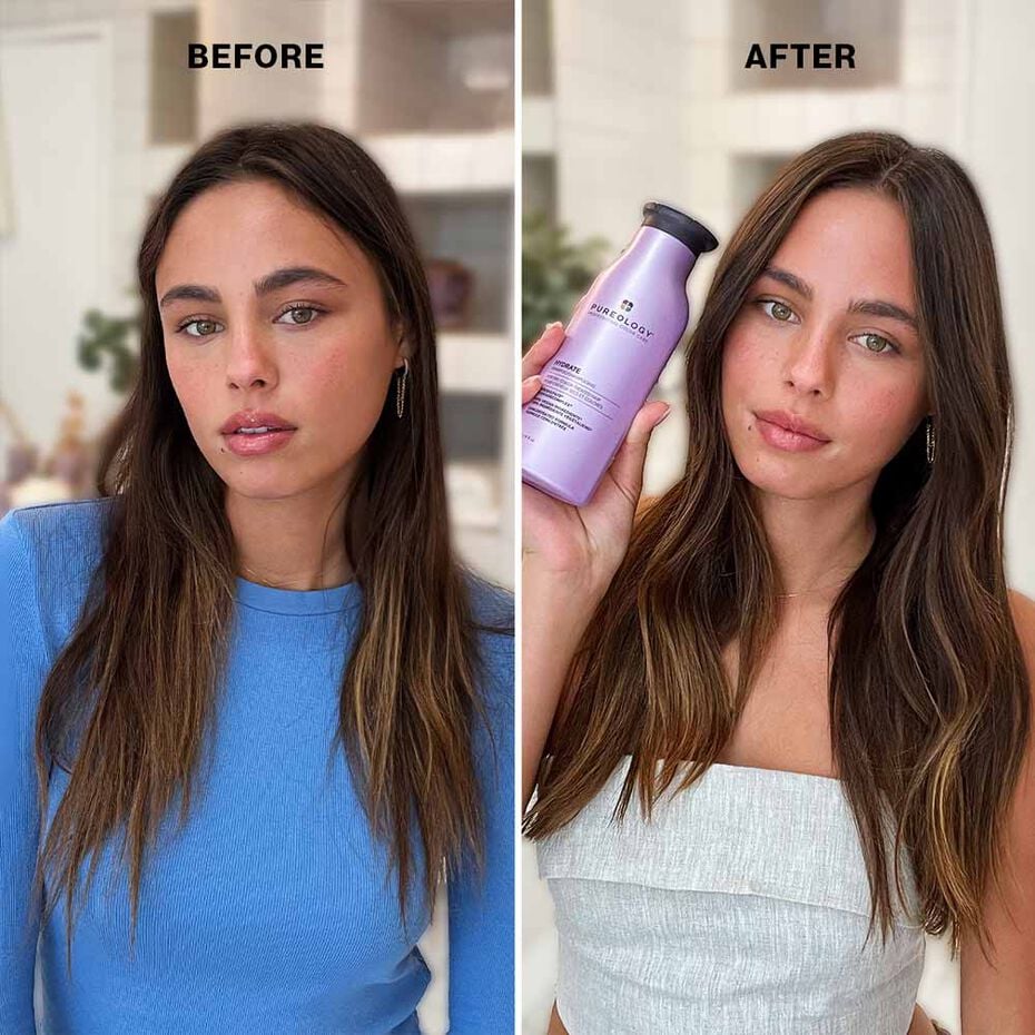 Pureology Hydrate Shampoo 33.8 oz – Sulfate-Free Moisture Care for Dry, Color-Treated Hair