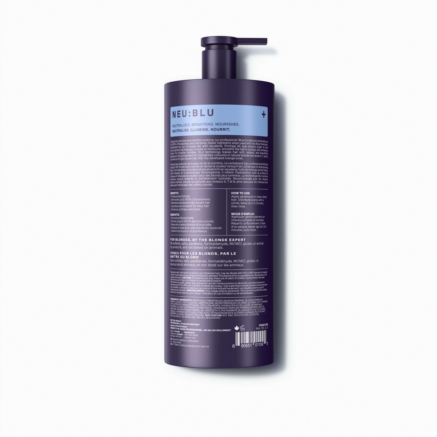 Oligo Professionnel – Blacklight Blue Conditionner Liter – Professionnel – official product view