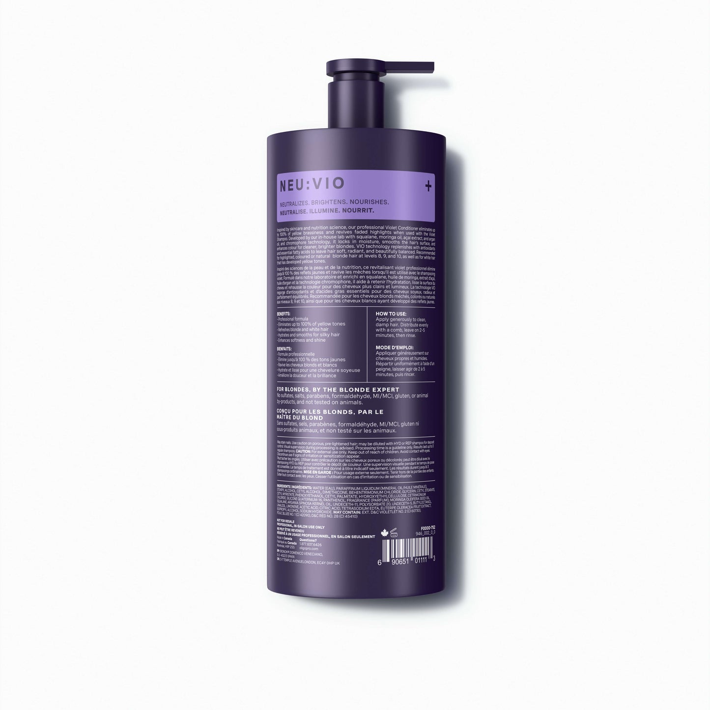 Oligo Professionnel – Blacklight Violet Conditionner Liter – Professionnel – official product view