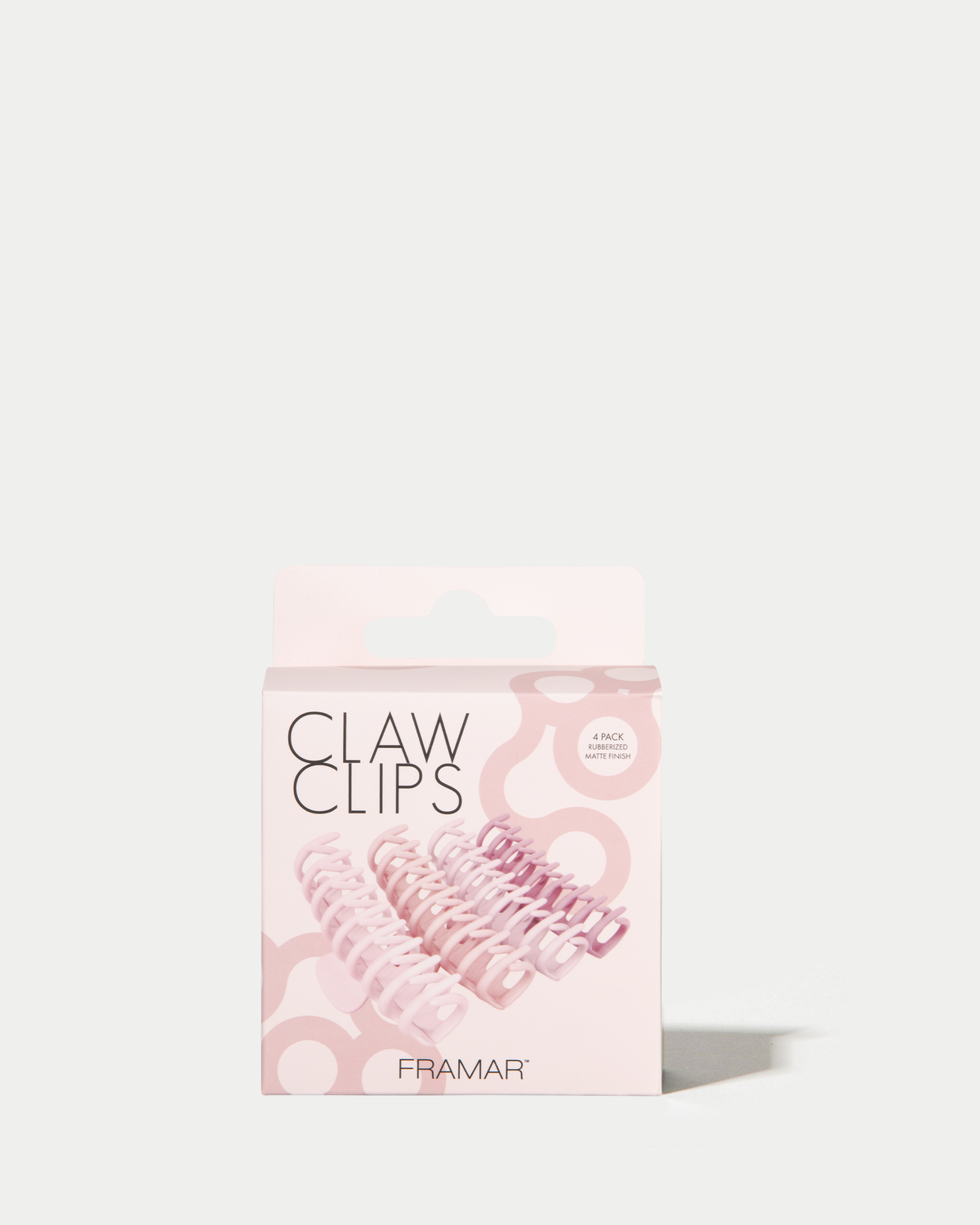 Framar Blush Claw Clips – 4 Pack