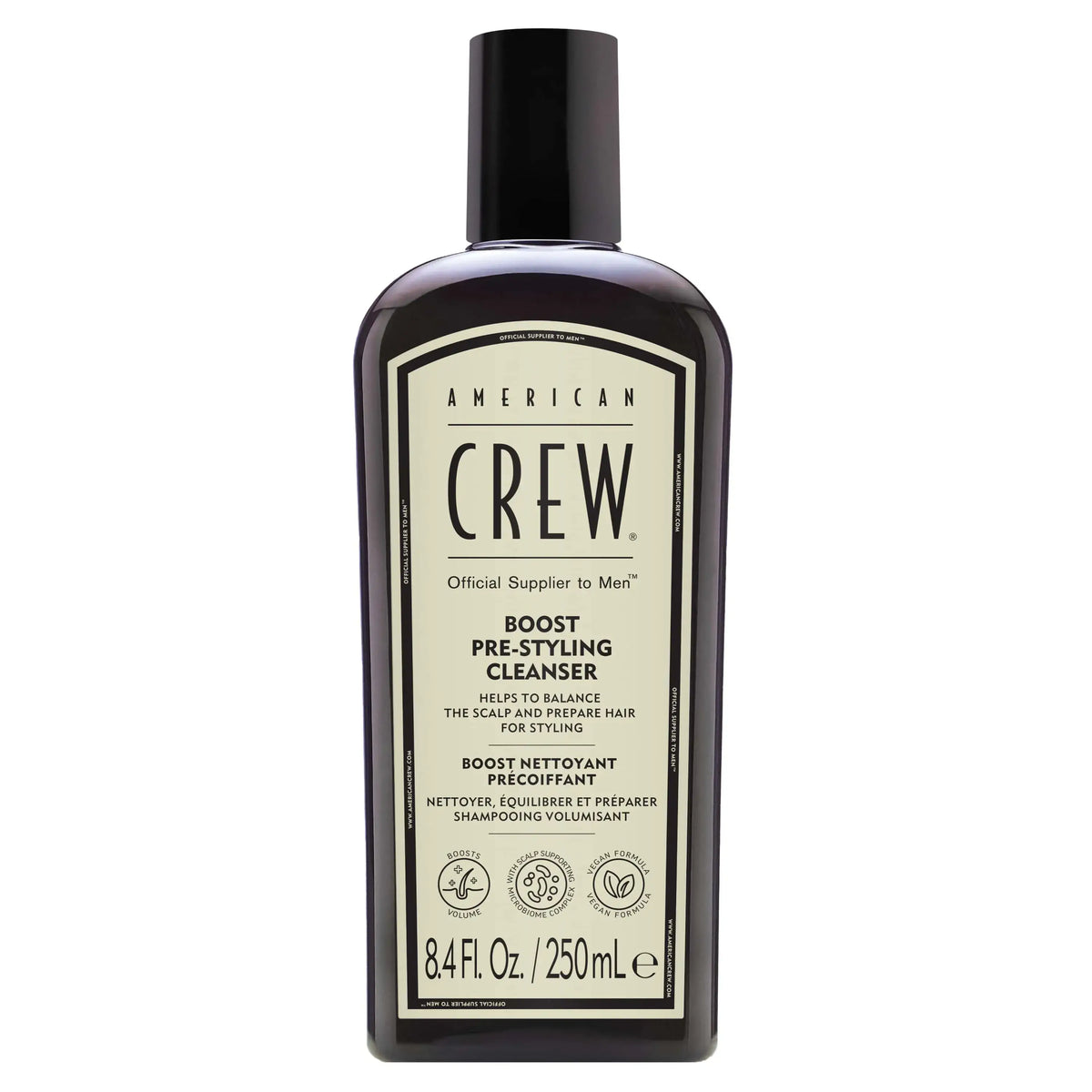 American Crew Boost Pre-Styling Shampoo 250 ml bottle