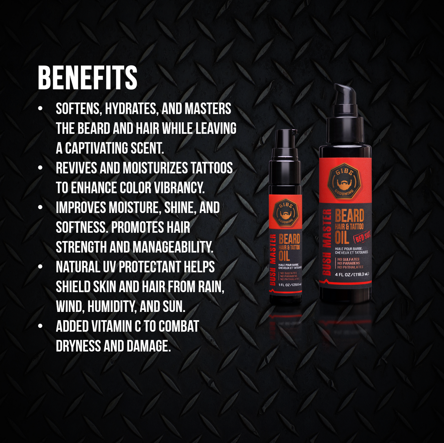 Bush Master Beard, Hair & Tattoo Oil