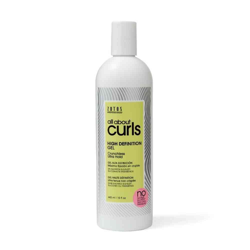 All About Curls High Definition Gel — 443 ml bottle, front label, white background