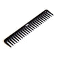 Uppercut Deluxe CB11 Rake Comb — black rake comb from above at an angle, white background