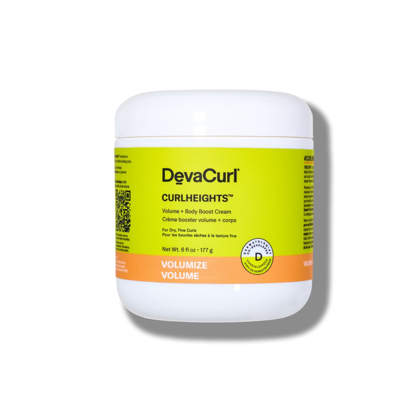 DevaCurl CurlHeights Cream – Lightweight Volume & Body Styler | 177 g