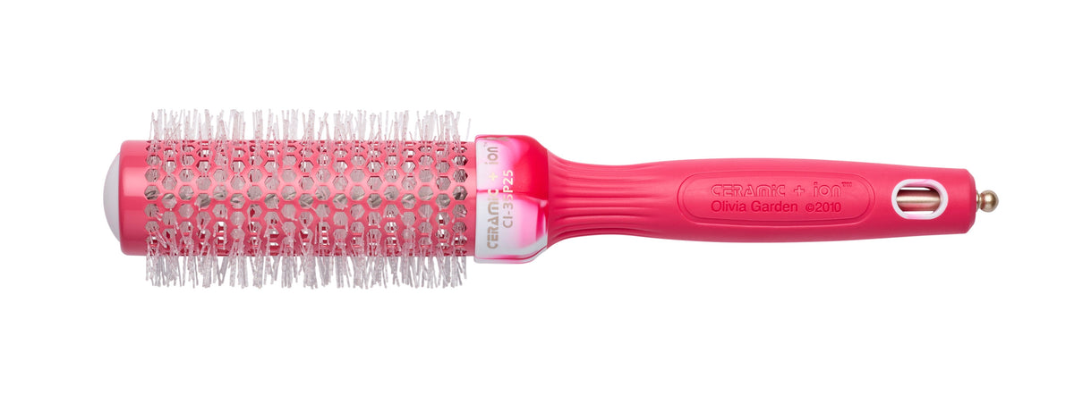 Olivia Garden Ceramic + Ion Thermal Brush — 35 mm (1 3/8"), plain white background