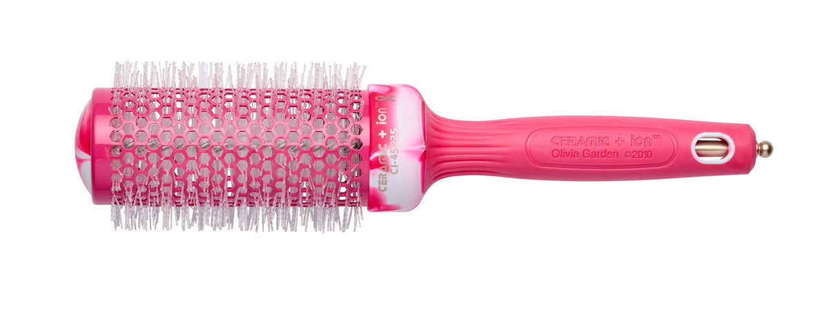 Olivia Garden Ceramic + Ion Thermal Brush — 45 mm (1 3/4"), plain white background