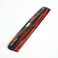 Uppercut Deluxe CT5 Tortoise Shell Comb — comb angled showing the fine and wide tooth sections