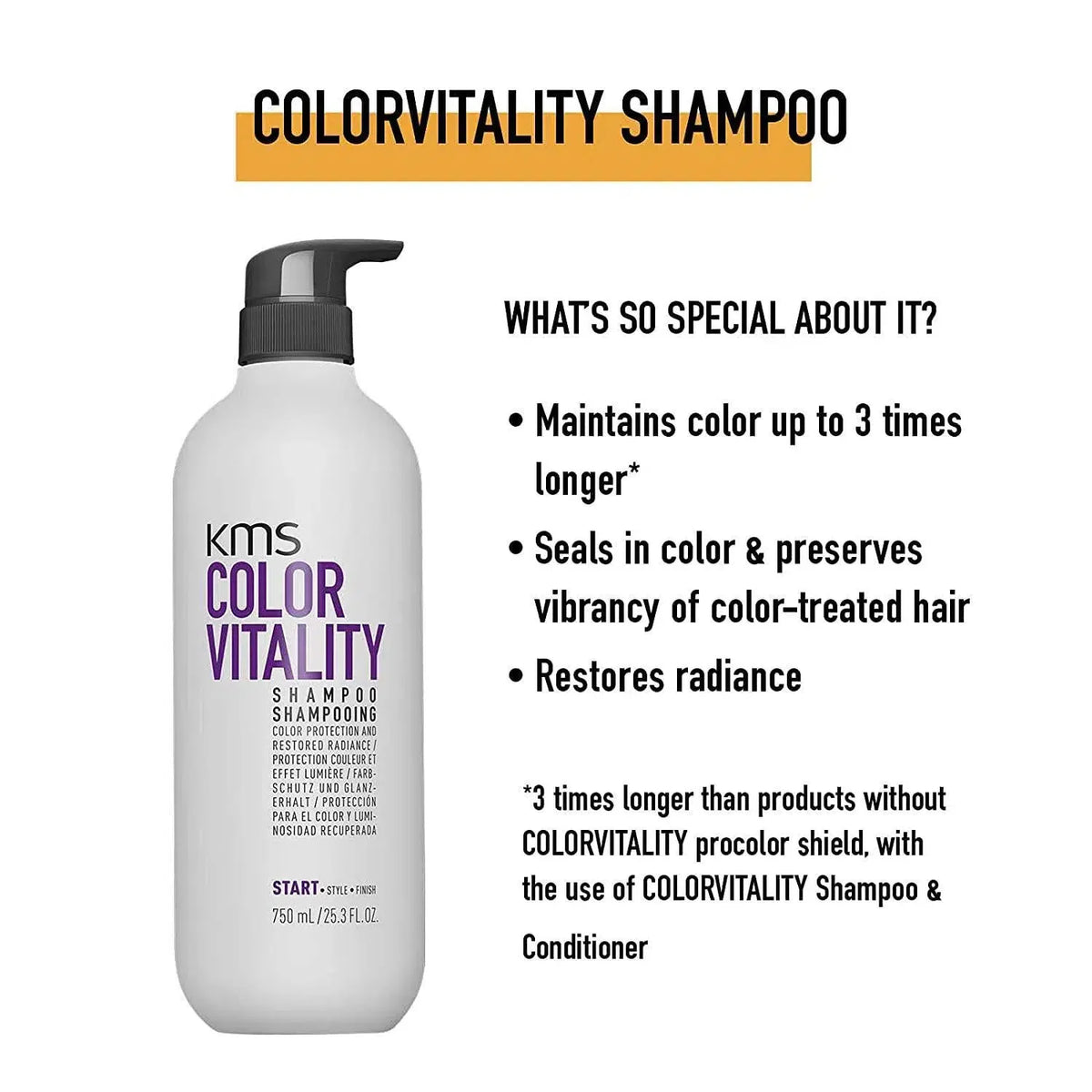 KMS ColorVitality Blonde Shampoo — official KMS product image 5 of 6