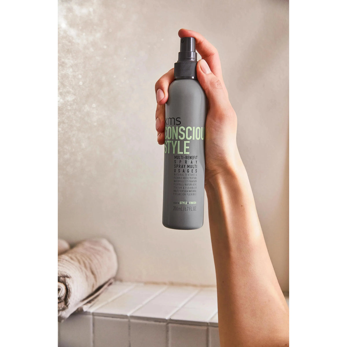 KMS ConsciousStyle Multi-Benefit Spray Duo — official KMS product image 1 of 9