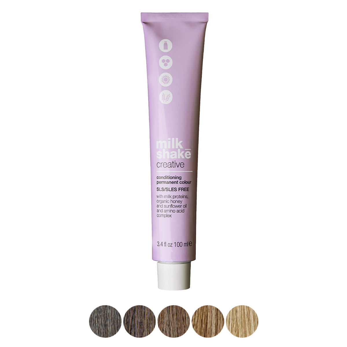milk_shake Creative Permanent Colour – Cold Natural shades swatch chart (brand image)