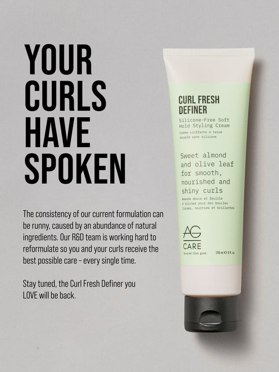 AG Curl Fresh Definer Silicone-Free Soft Hold Styling Cream 178ml