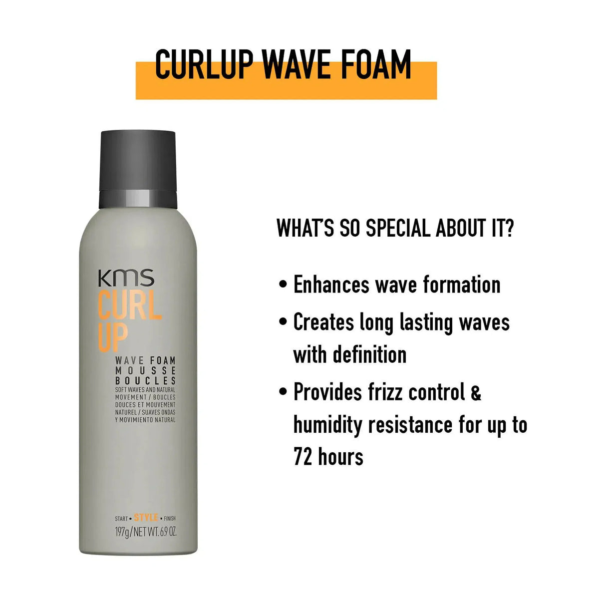 KMS CurlUp Wave Foam — official KMS product image 7 of 7