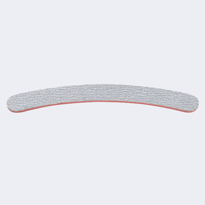 Silkline Professional Boomerang Nail Files – Curved Disposable Files for Cuticle Work – DP-8C / Limes à ongles boomerang Silkline - lime courbée zébrée grain 180/180 - DP-8C