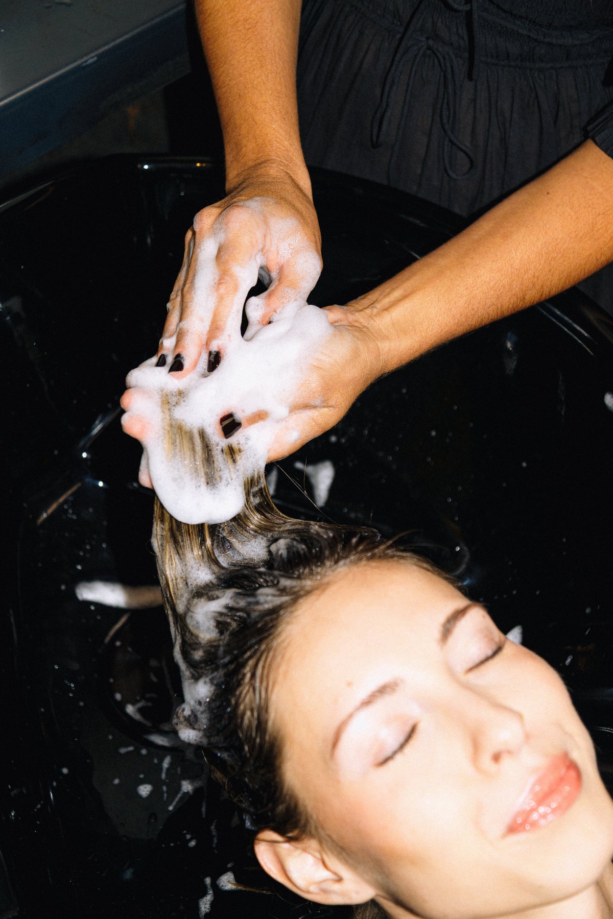 Decibel Thickening Shampoo lather