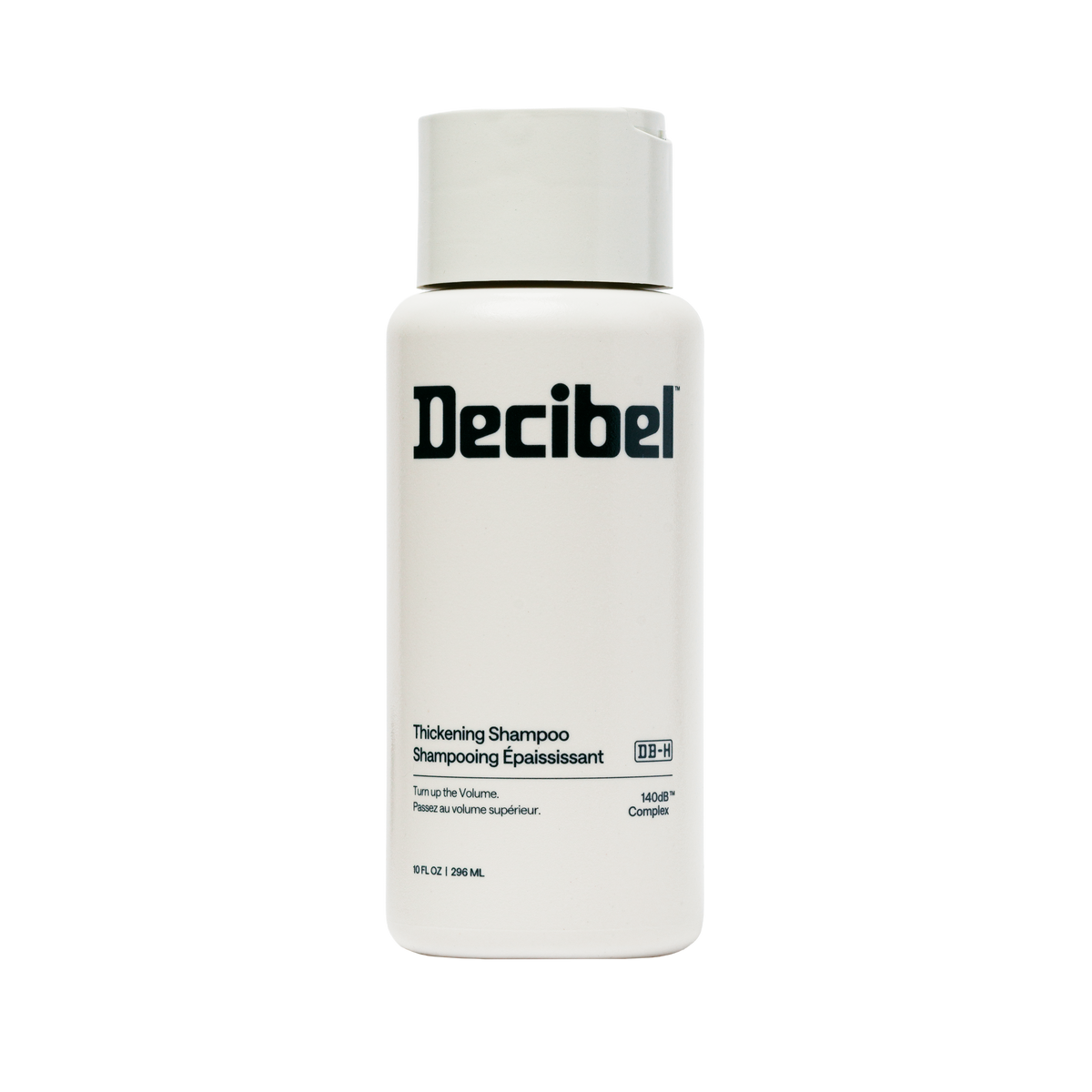 Decibel Thickening Shampoo bottle