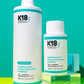 K18 Peptide Prep Detox Clarifying Shampoo — salon litre beside 250 ml bottle