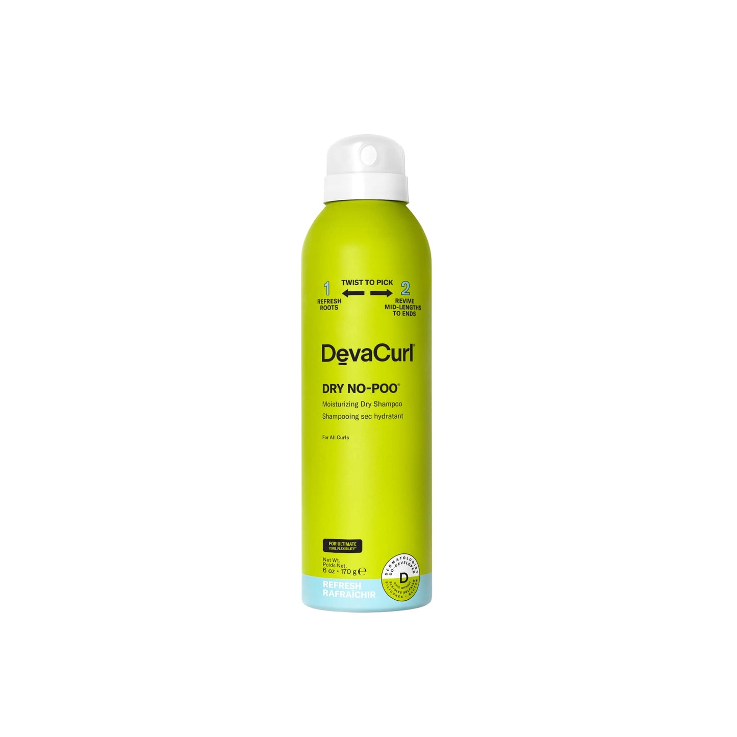 DevaCurl Dry No-Poo – Moisturizing Dry Shampoo for Curls | 177 ml