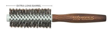 Olivia Garden EcoCeramic XL 100% Boar Bristle Brush — 20 mm (1 7/8"), plain white background