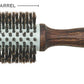 Olivia Garden EcoCeramic XL 100% Boar Bristle Brush — 36 mm (2 1/2"), plain white background