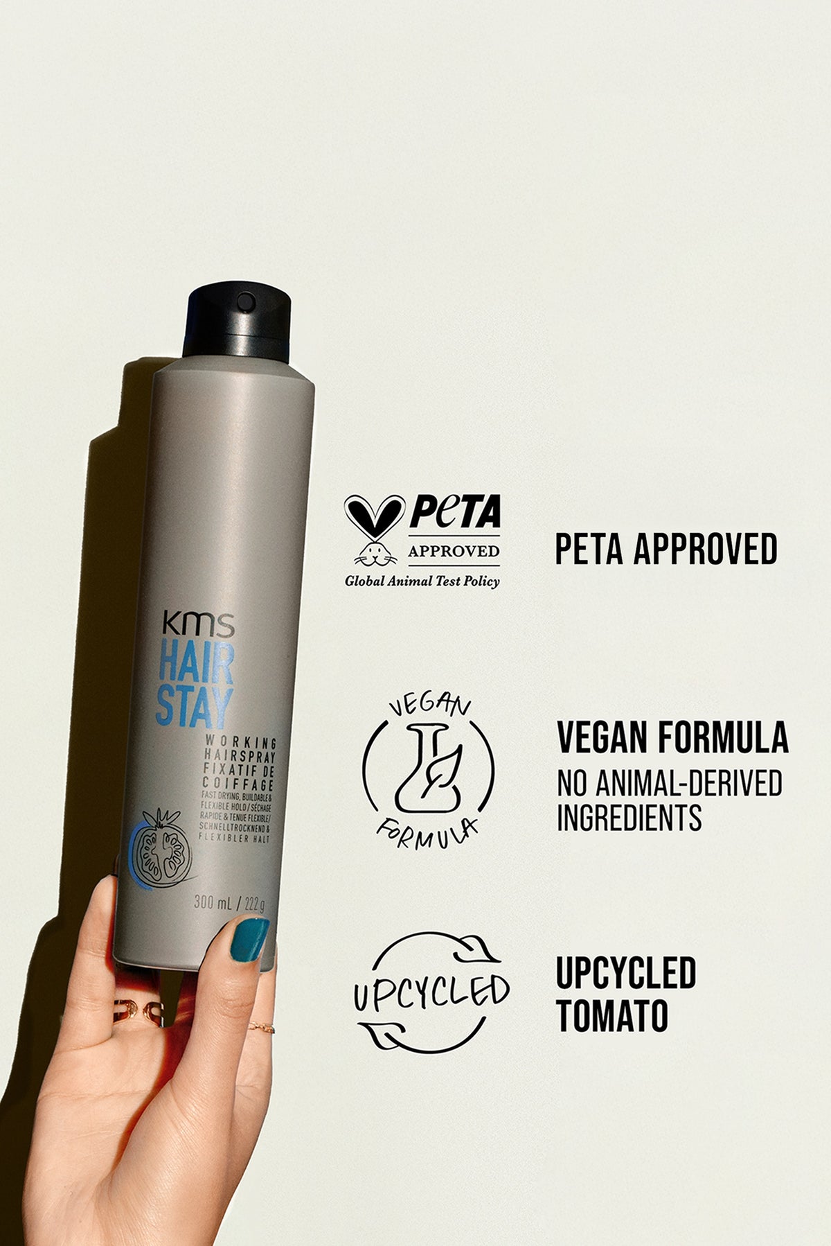 KMS HairStay Working Hairspray — official KMS product image 4 of 9