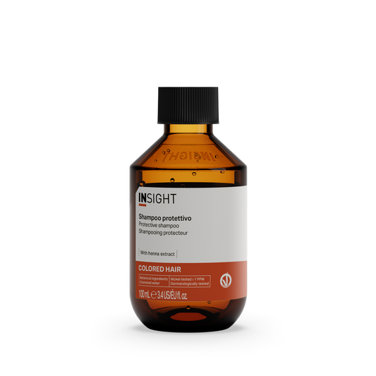 Insight Colored Hair Protective Shampoo 100 ml — 100 ml amber bottle, current white-label livery, front view
