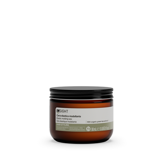 Insight Styling Elastic Molding Wax 90 ml — 90 ml amber jar, current white-label livery, front view