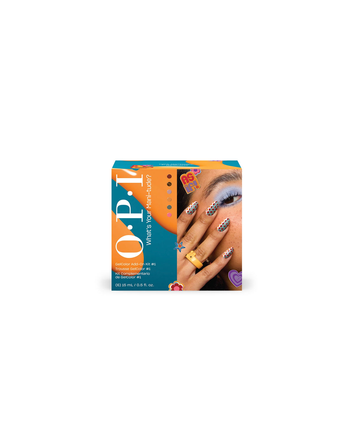 OPI GelColor Collection Kits — Fall '25 6-Piece Add-On Kit #1 6-piece GelColor kit carton, official OPI packshot