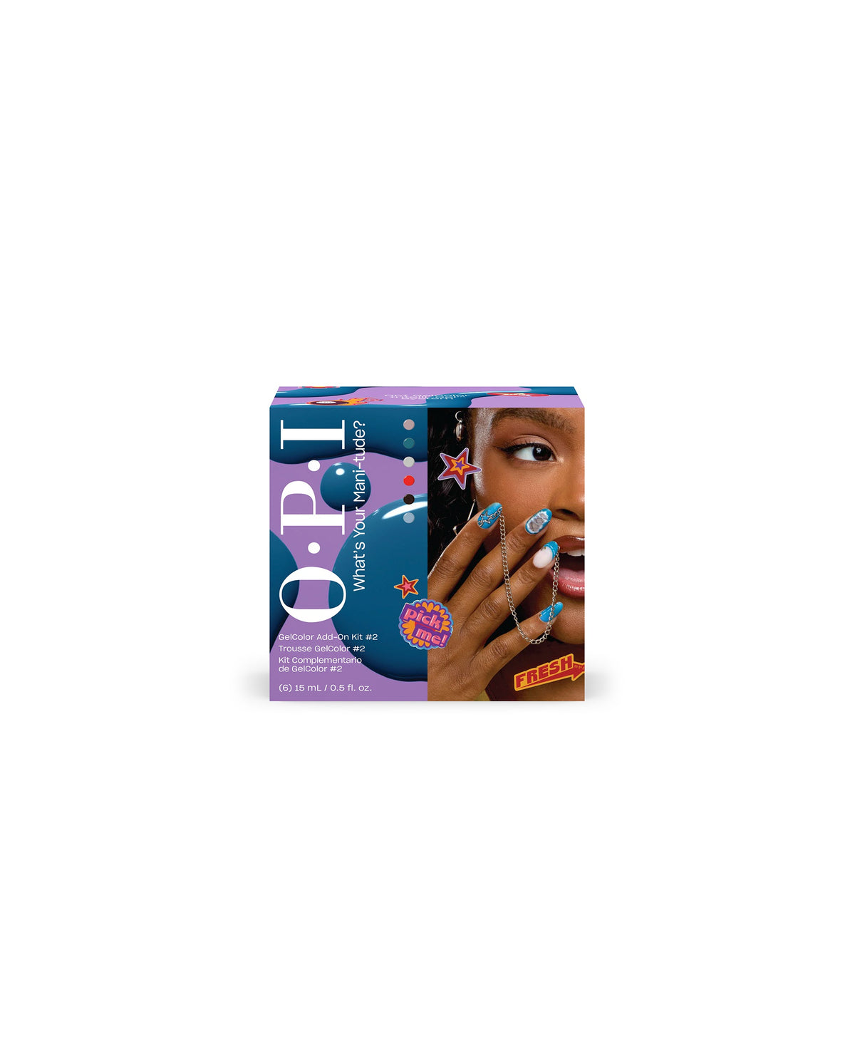 OPI GelColor Collection Kits — Fall '25 6-Piece Add-On Kit #2 6-piece GelColor kit carton, official OPI packshot