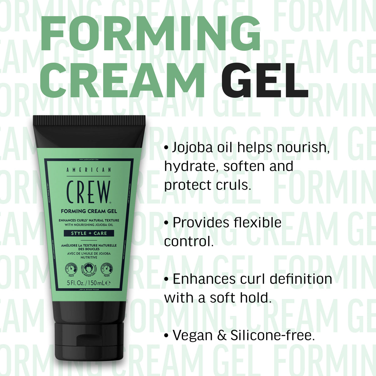 American Crew Forming Cream Gel key benefits