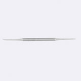 Silkline Professional Ingrown Toenail File — double-sided stainless steel file, full length on plain background / Lime pour ongle incarné Silkline — lime double face en acier inoxydable, pleine longueur sur fond uni — FSE2017NC